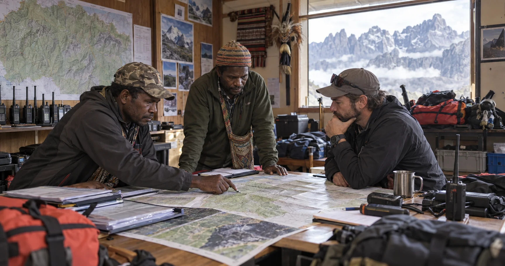 Carstensz Pyramid Route & Key Locations